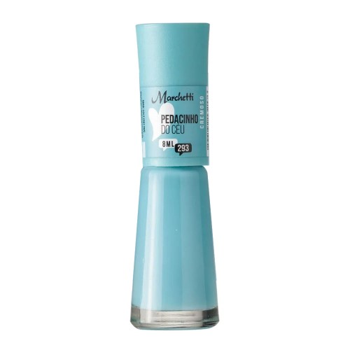 Esmalte Marchetti Cremoso Cor Pedacinho do Céu 293 com 8ml