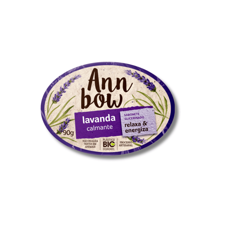 Sabonete Glicerina Ann Bow Lavanda Calmante 90g