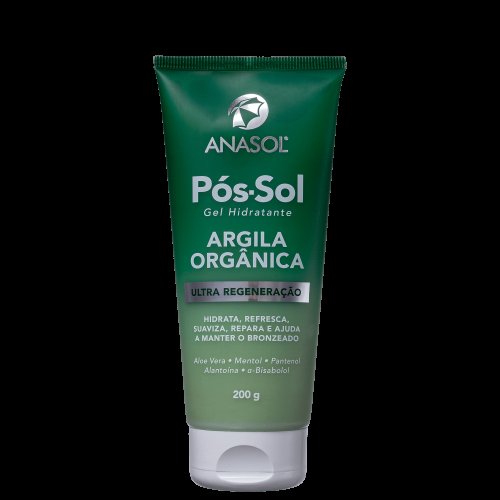 Gel Hidratante Pós-Sol Anasol Argila Orgânica com 200g