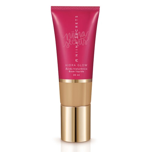 Base Líquida Niina Secrets Hidra Glow Cor 40 com 30ml