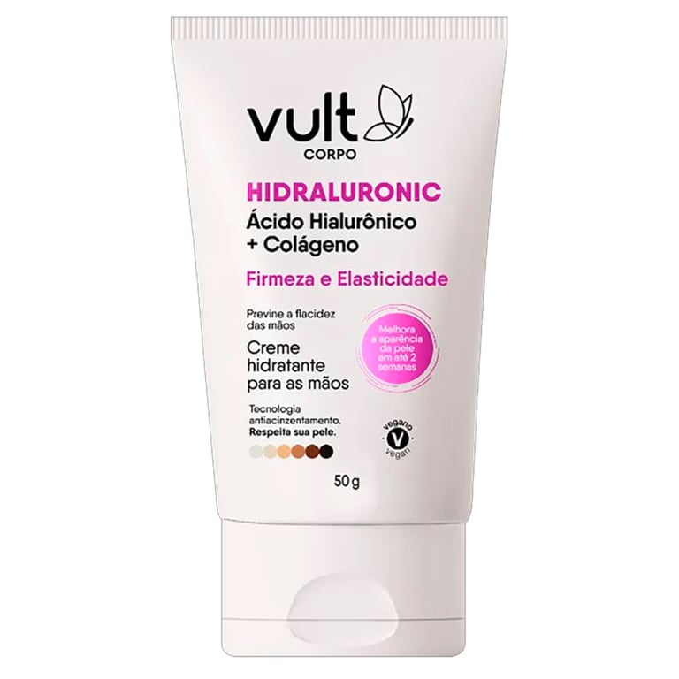 Creme Para As Maos Vult Corpo Hidraluronic 60gr Firmeza Elasticidade