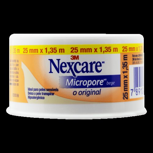 Fita Micropore Bege Nexcare 1 Unidade