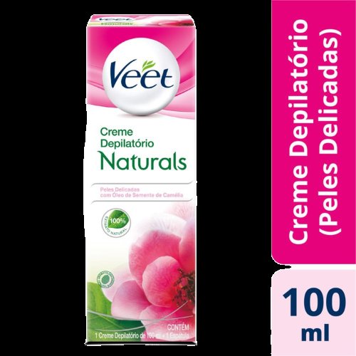 Creme Depilatório Corporal Veet Naturals Camélia 100ml