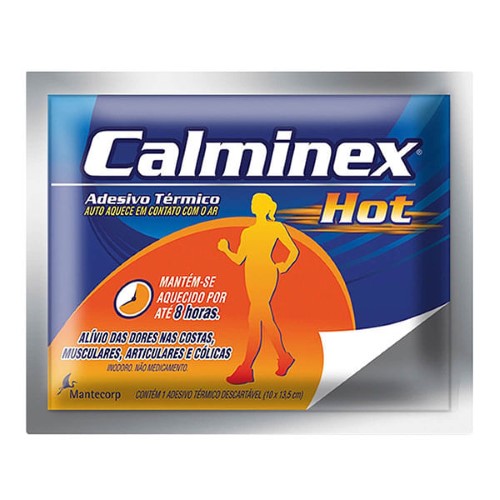 Calminex Hot adesivo térmico com 10 almofadas 