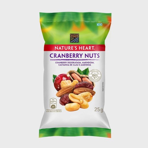 Natures Heart Cranberry Nuts 25g