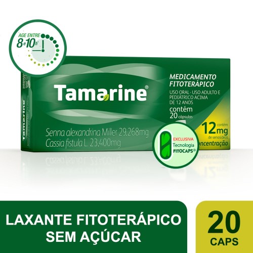 Tamarine 12mg Hypera 20 Cápsulas