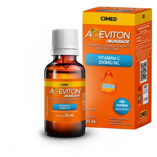 Aceviton 200mg/ml Sabor Caramelo Gotas 20ml