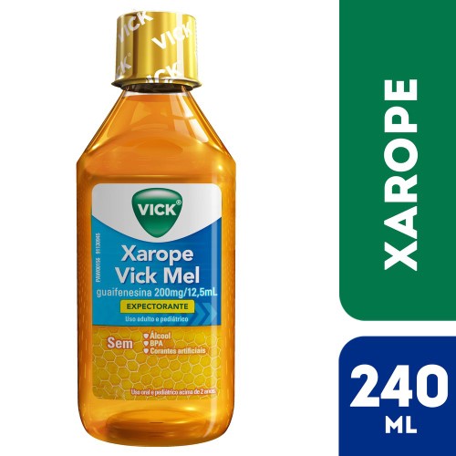 Vick Mel Guaifenesina 200mg/12,5ml Xarope 240ml