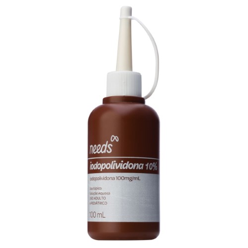 Antisséptico Iodopovidona 10% Needs com 100ml