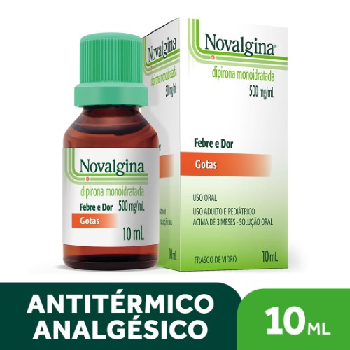 Novalgina infantil Gotas 500mg/ml com 10ml