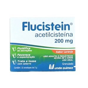 Flucistein Granulado 40mg/g c/ 15 Envelopes de 5g Cada