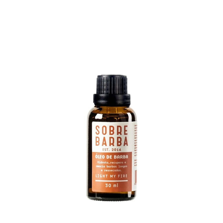 Óleo de Barba Sobrebarba Light My Fire com 30ml