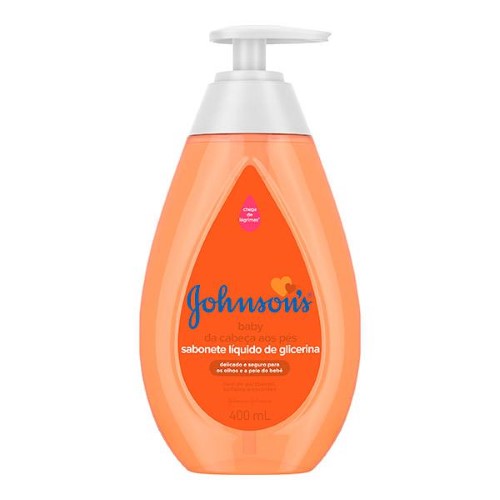 Sabonete Líquido de Glicerina Johnsons Baby Da Cabeça aos Pés 400ml