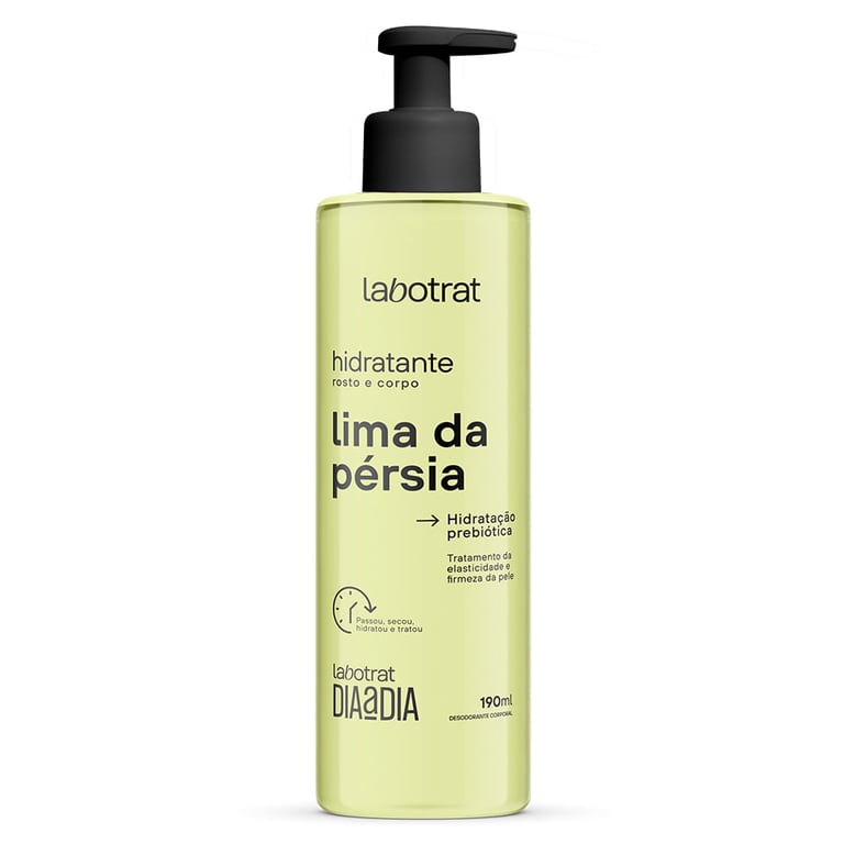 Hidratante Desodorante Facial e Corporal Labotrat Dia a Dia Lima-da-Pérsia 190mL