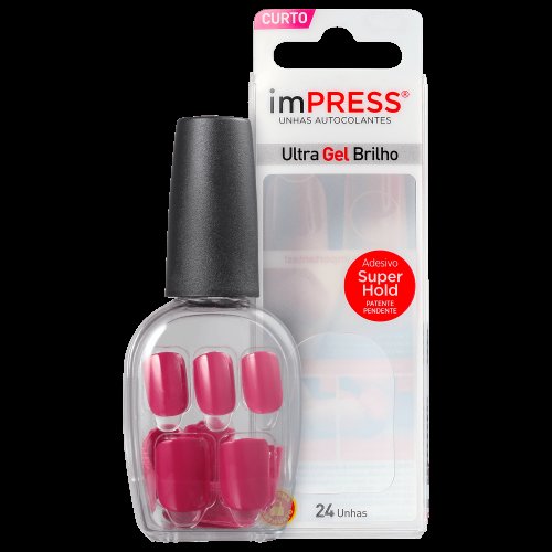 Unhas Postiças Kiss NY Impress Color Curto Easy Breezy