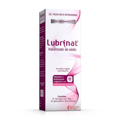 Gel Hidratante Intravaginal Lubrinat 30g com 10 Aplicadores