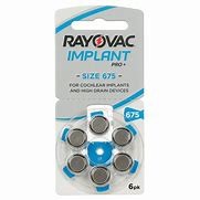 Bateria Aud Rayovac Coclear Tam675 6Un