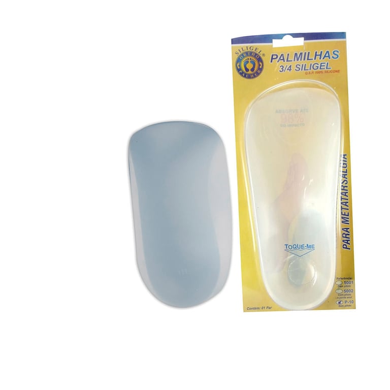 Palmilha 3/4 Siligel com Arco Brando P-10 Orthopauher