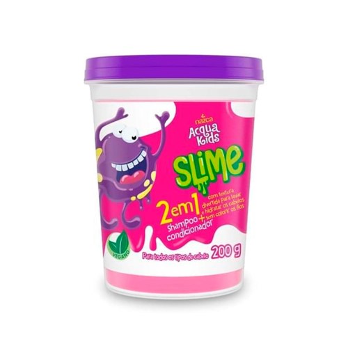 Shampoo 2 em 1 Acqua Kids Slime 200g