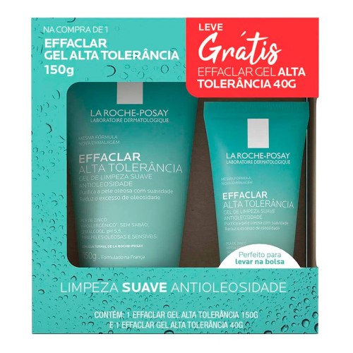 La Roche Posay Effaclar Alta Tolerância Kit – 2x Gel de Limpeza