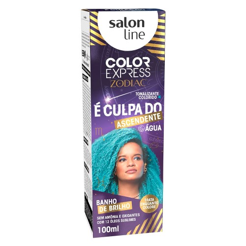 Tonalizante Coloração Express Zodiac 100ml Água Verde