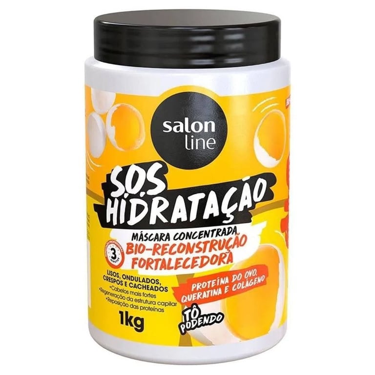 Máscara Capilar S.O.S Hidratação Bio-Reconstrução Fortalecedora 1kg