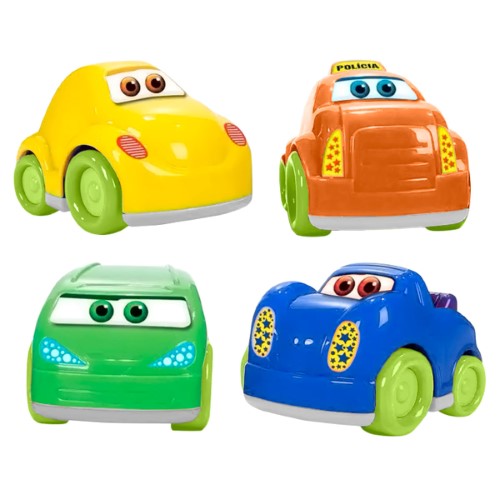 Conjunto de Carrinhos Baby Cars 4un (18m+) - Big Star