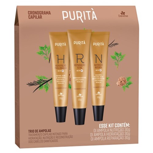 Purita Trio De Ampolas Cron Cap 30G