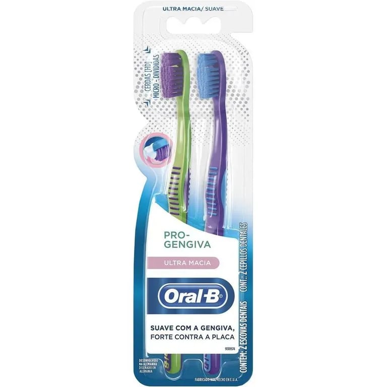 Escova Dental Oral-B Pro-Gengiva 2 Unidades