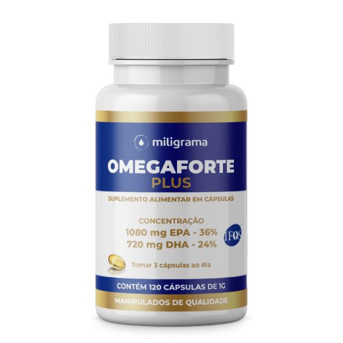 Ômega - OMEGAFORTE PLUS 120 Cápsulas