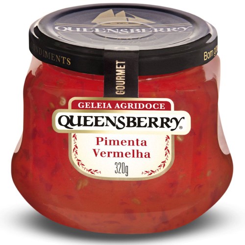 Geleia Gourmet Queensberry Pimenta Vermelha com 320g