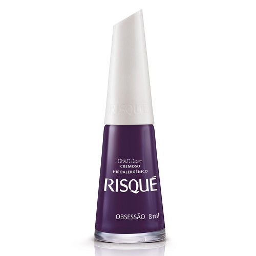 Esmalte Risqué Escuro Cremoso Obsessão 8ml