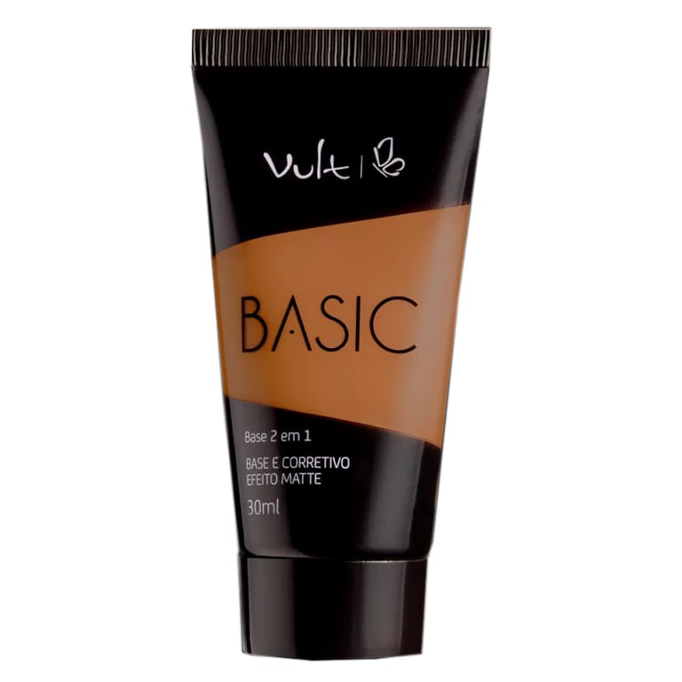 Base Líquida 15 Vult Basic 2 Em 1 Efeito Matte - 30ml