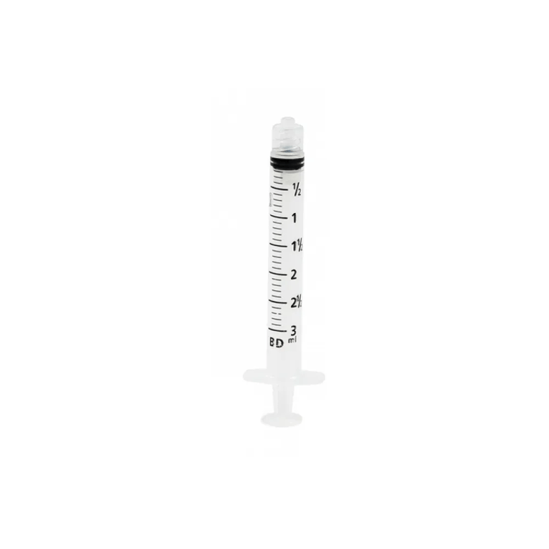 Seringa BD Bico Luer Lok Sem Agulha 3ml 1 unidade