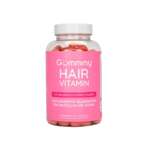 Suplemento Alimentar Gummy Hair Vitamin Tutti-Frutti com 60 unidades