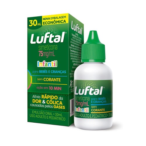 Luftal Infantil Simeticona 75mg/ml Emulsão Oral Gotas 30ml