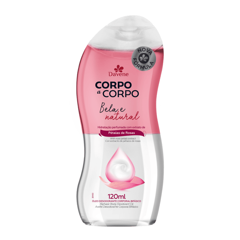 Óleo Bifásico Corpo A Corpo Natural 120 mL