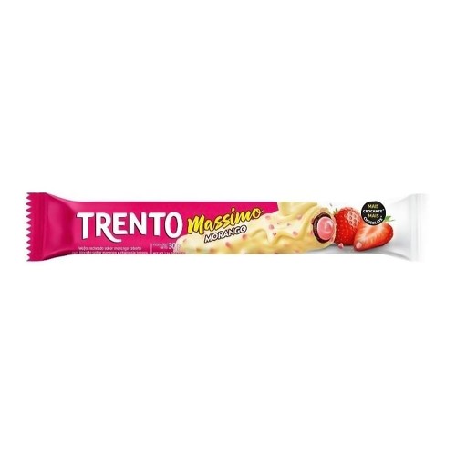 Wafer Trento Allegro Morango 30g