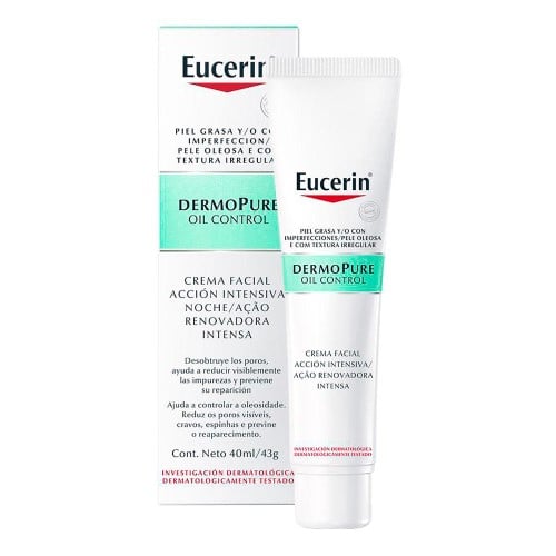 Creme Facial Eurecin Dermopure Oil Control Ação Renovadora Intensa 40ml