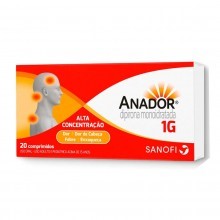 Anador 1g Sanofi 20 Comprimidos