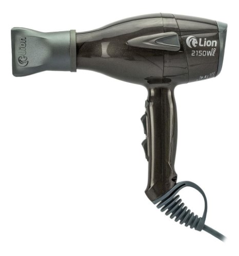 Secador De Cabelo Profissional Lion Motor Ac Com Íons 2150w Grafite 