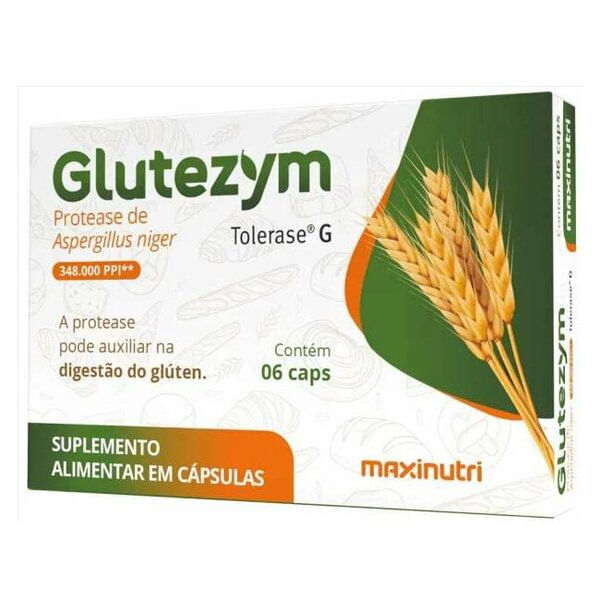 Glutezym 348.000 Ppi 6 Cápsulas