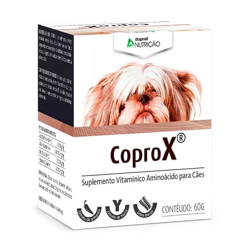 Coprox 60g Suplemento Vitamínico Aminoácido para cães