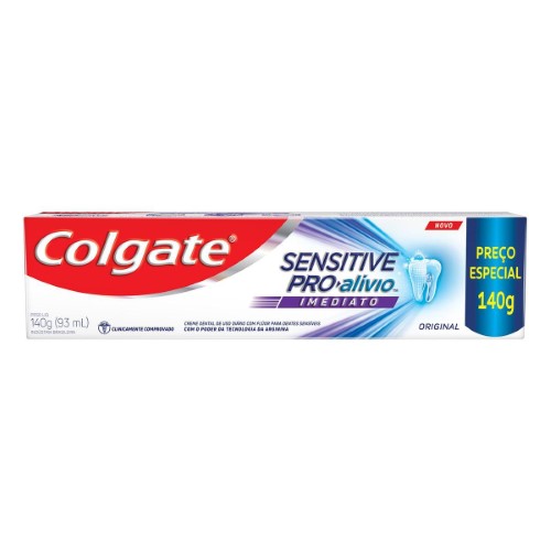 Pasta de Dente Colgate Sensitive Pro-Alívio Imediato com 140g