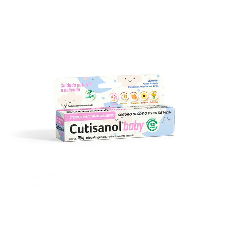 Creme Preventivo de Assaduras Cutisanol Baby 45g