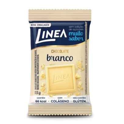 Mini Chocolate Branco Linea Zero Açúcar 13g