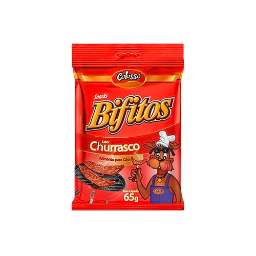 Bifitos Colosso Sabor Churrasco com 65g