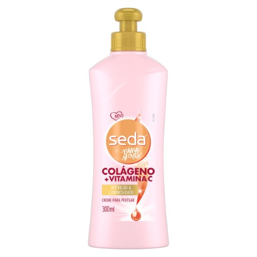 Máscara de Tratamento Seda by Niina Secrets Colágeno e Vitamina C com 300g