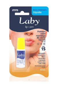 Hidratante Labial e Protetor Solar Laby Amarelinha líquida 10 ml