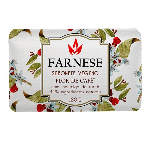 Sabonete Farnese Vegano Flor De Café 180g